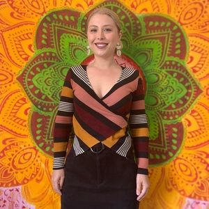 Colorful stripe shirt